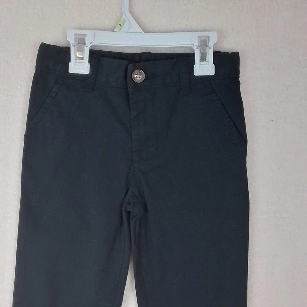 Carter's Kid Cotton Slim Fit Khaki Pants Boy's Size 4 in‎ Black